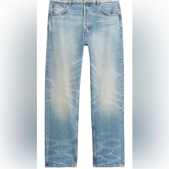 Men’s Fear of God Essentials Denim light wash size 38 blue designer cotton baggy